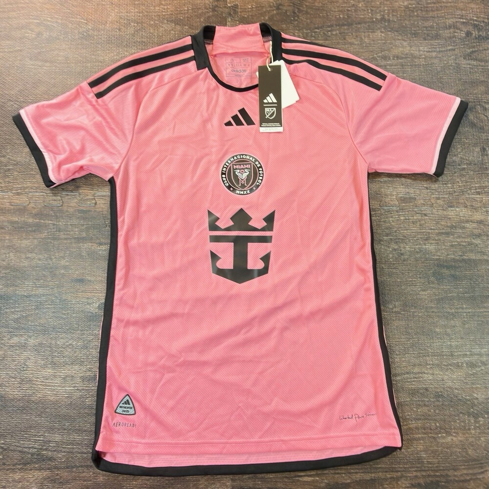 Adidas Inter Miami CF Messi Jersey Men's Sz S 2024 Authentic Home Pink JE9742