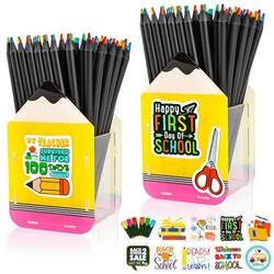 YGAOHF 2 Pack Cute Pencil Holder, Acryli