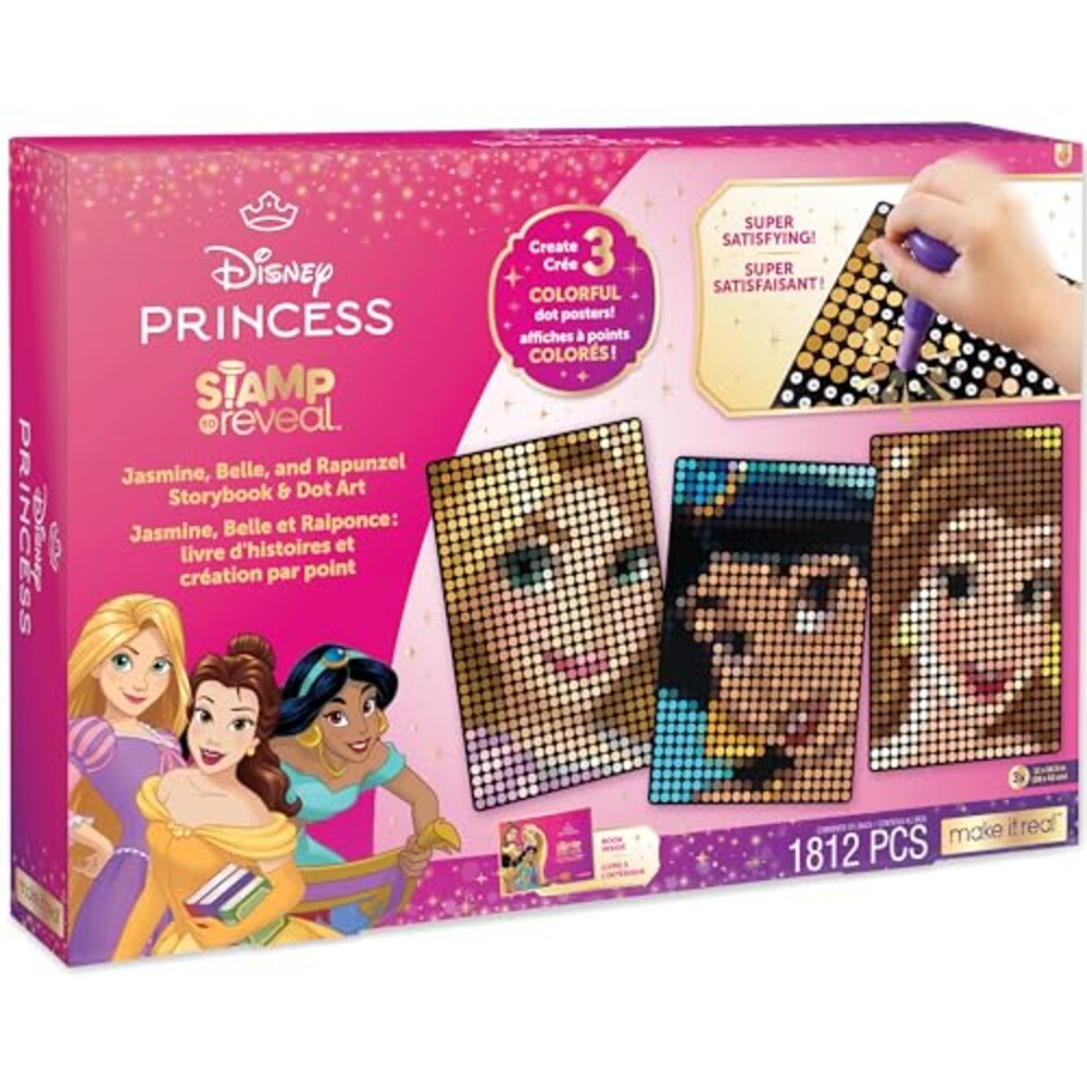 Make It Real Disney Princess Dot Art Kit