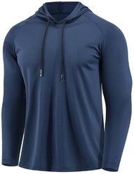 X-thud Men Long Sleeve Hoodies Dry Fit H