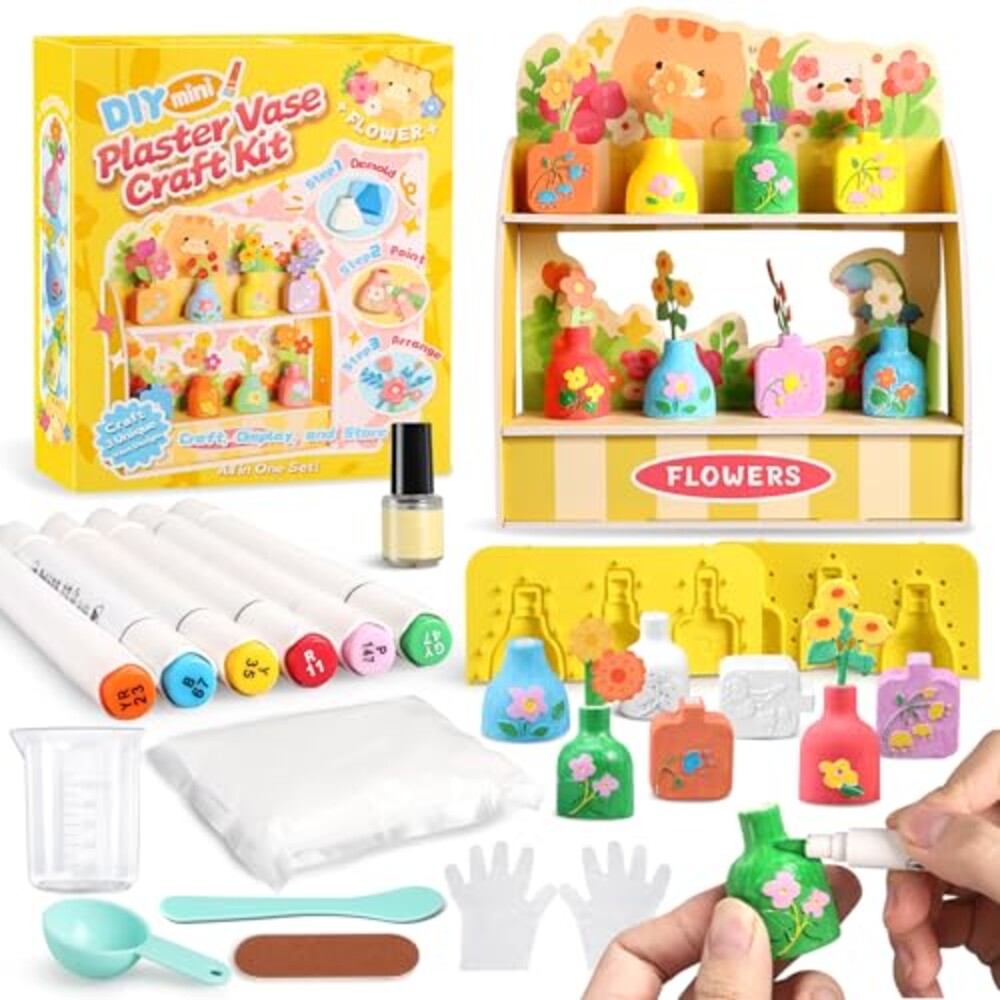 Crelloci Ceramic-Style Painting Kit for