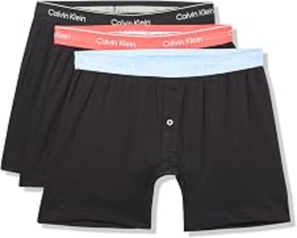 Calvin Klein Men's Cotton Classics 3-Pack Knit Boxer