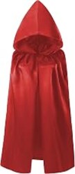 KNELOR Kids Hooded Cloak Robe Halloween Cosutme Cape Fancy Halloween Cosplay Costumes 3 to 16 Years