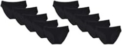 Amazon Essentials Women's Cotton Spandex Bikini Brief Underwear (Available in Plus Size)
