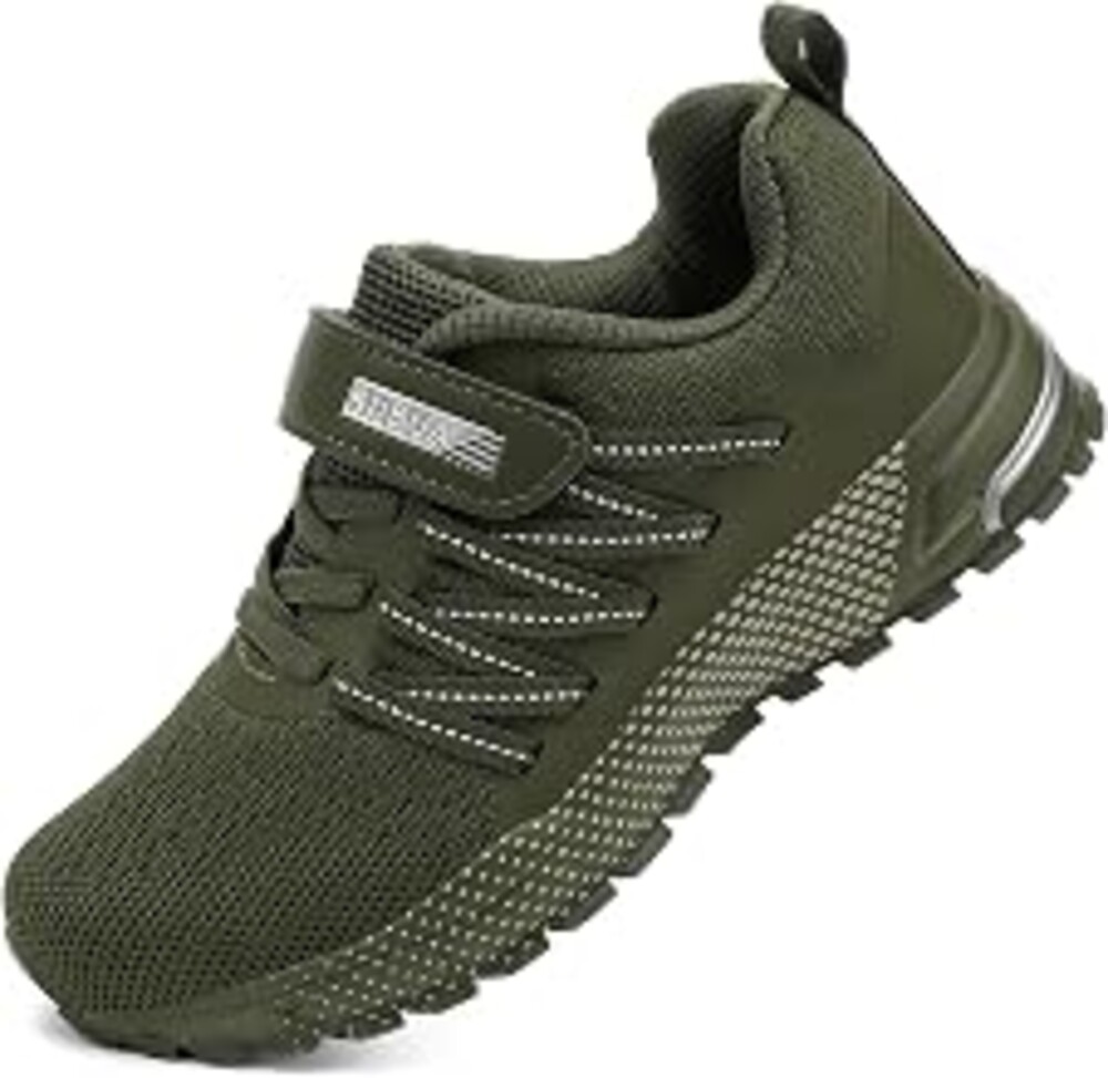 KUBUA Kids Sneakers Lightweight Boys Girls Tennis Shoes | Breathable, Comfortable, Non Slip, Easy to Put On, Running, Walking, Gym, School, Daily Play, Toddler