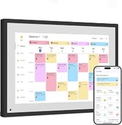 Dragon Touch 10.1 inch Digital Calendar Chore Chart Digital Picture Frame | Smart Family Planner, Smart Family Planner, Desk Digital Calendar Best Gifts for Christmas, Wedding, Mom