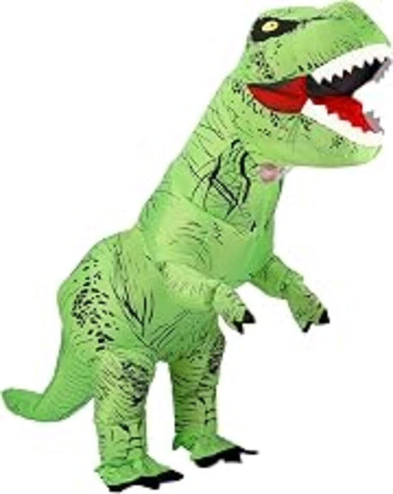 YEAHBEER Inflatable Dinosaur Costume Adult, Blow Up T-Rex Costume for Halloween