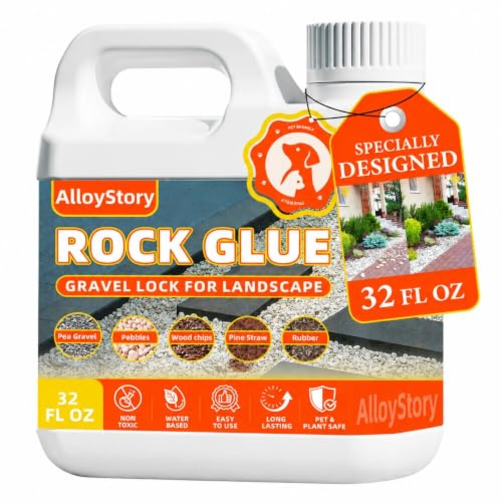 32OZ Rock Glue for Landscaping, Strong P