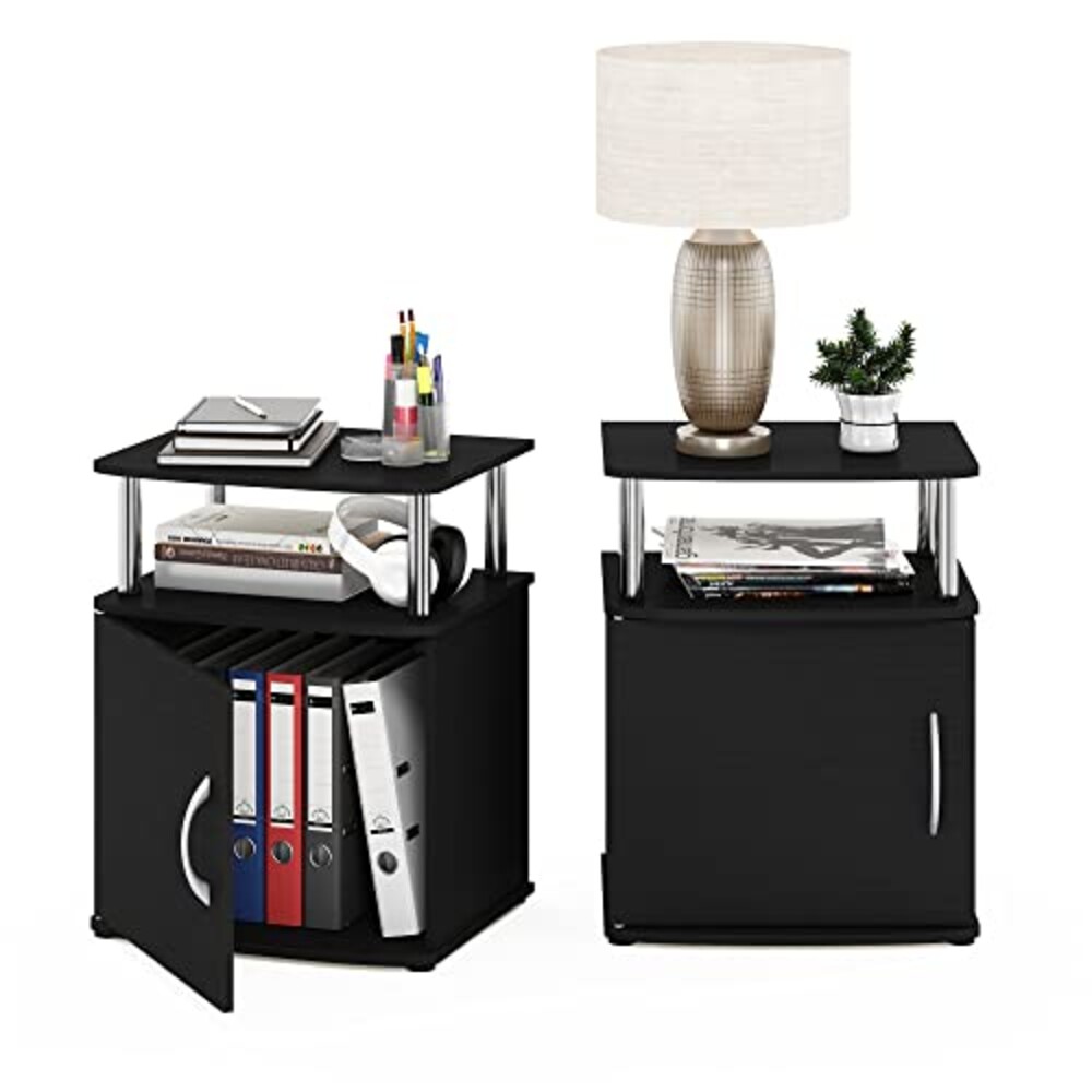 Furinno Jaya 2-Tier Side Table Set of 2,