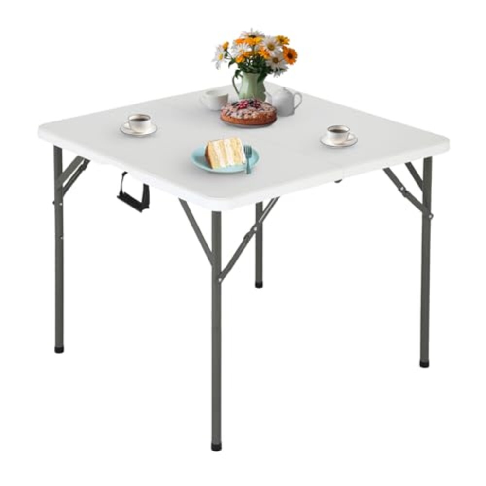 FDW | 34" Folding Table | White | Portab