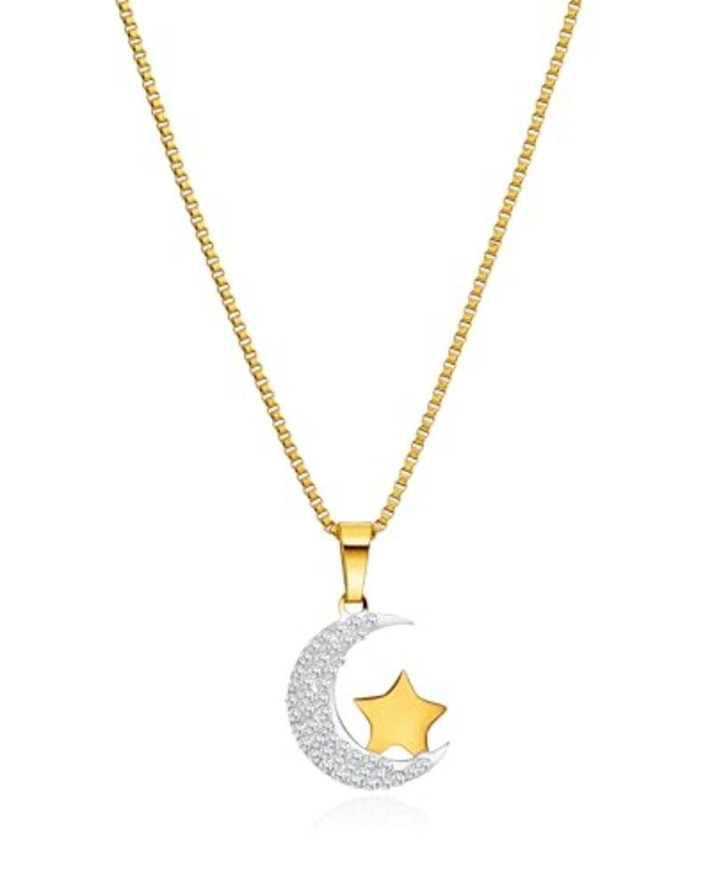 Watforsh 14k Gold Plated Two Tone Cresce