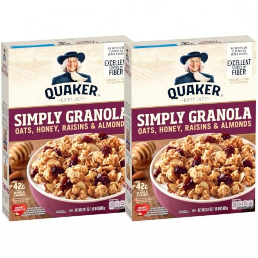 Quaker Simply Granola Honey & Raisin,24.
