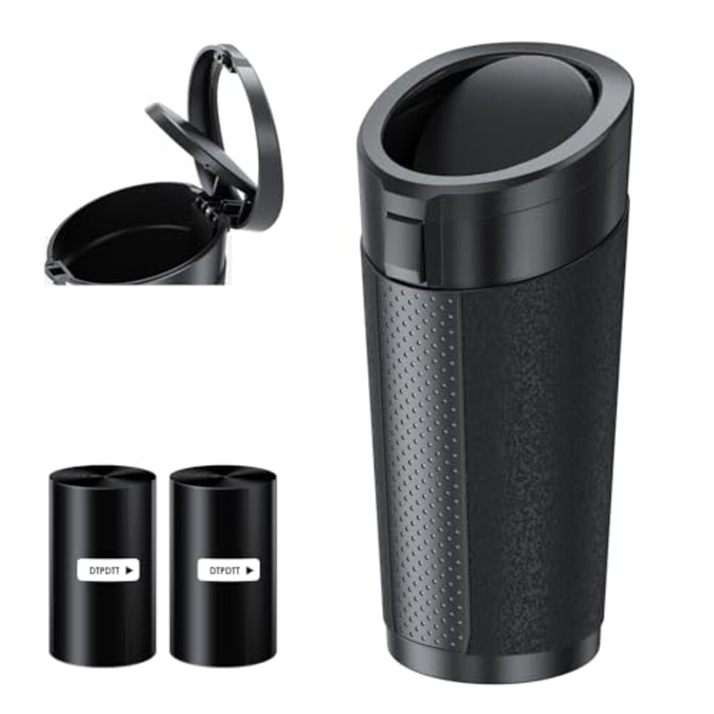 DTPDTT Car Trash Can with Lid,Mini Cup H