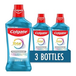 Colgate Total Alcohol Free Mouthwash, Pe