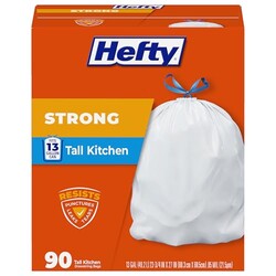 Hefty Strong 13G Tall Kitchen Trash Bags