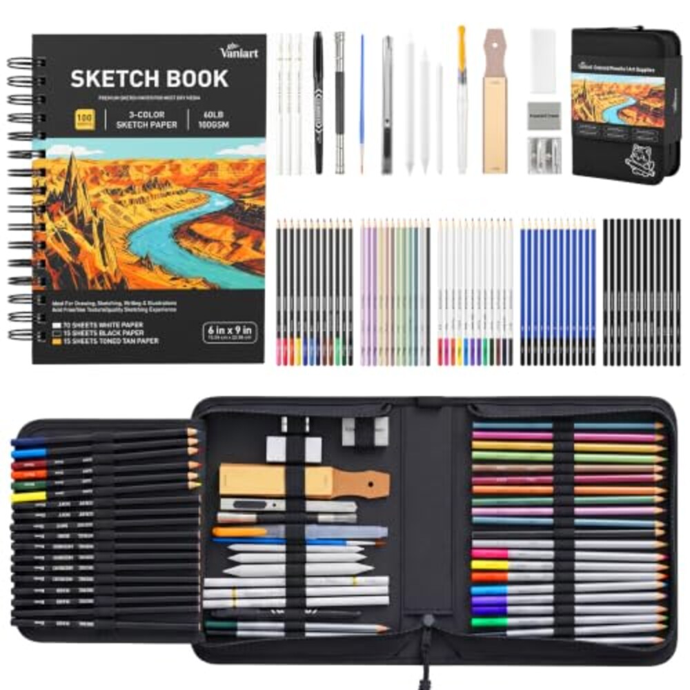 Vaniart 176PCS Art Supplies, Drawing Kit