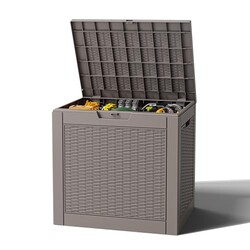 NBYSGO Outdoor Storage Box, Resin Deck B