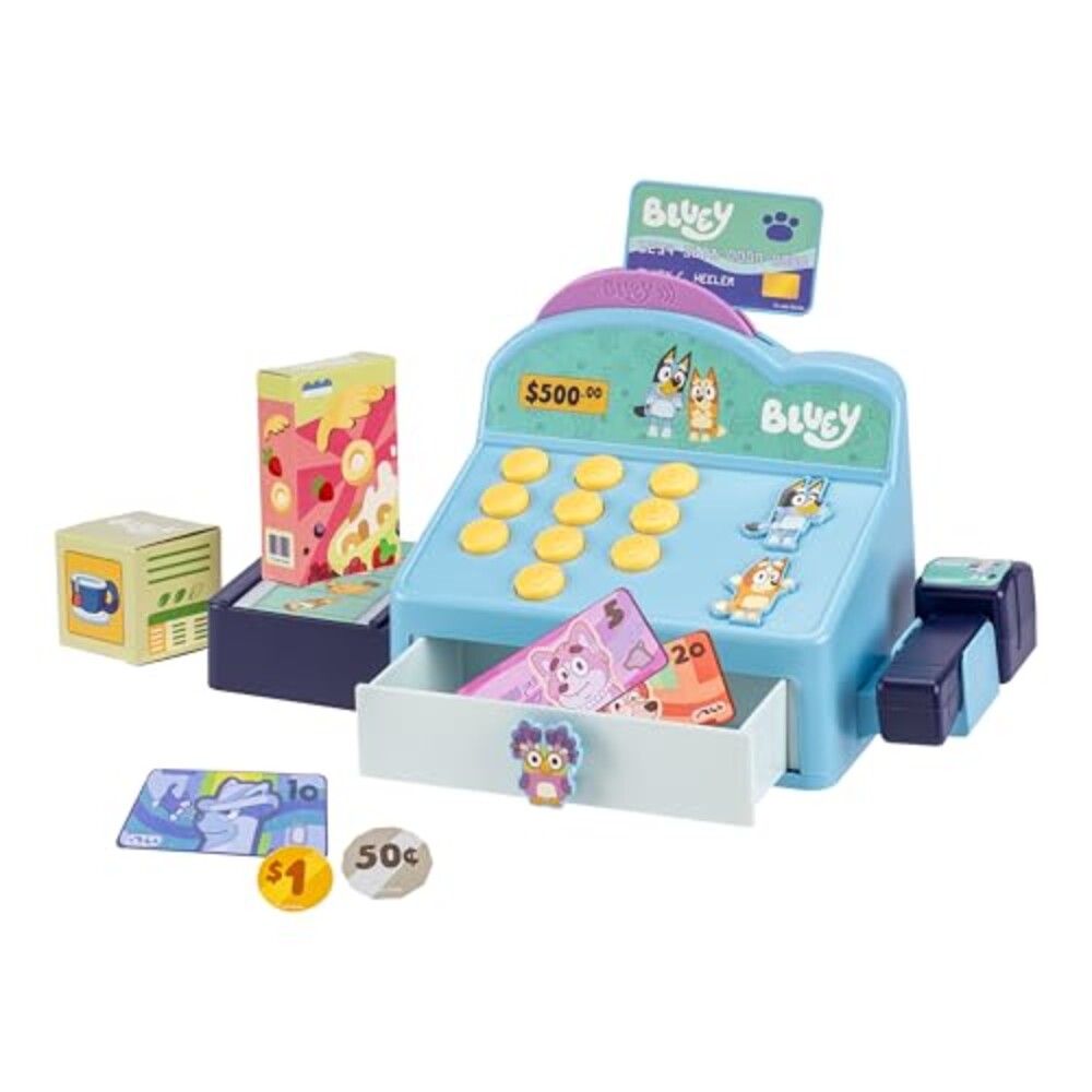 Bluey Cash Register Playset, Interactive