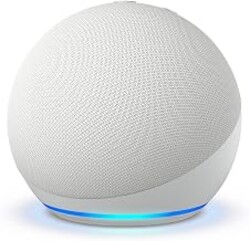 Amazon Echo Dot (newest model) - Vibrant sounding speaker, Designed for Alexa+, Great for bedrooms, dining rooms and offices, Glacier White