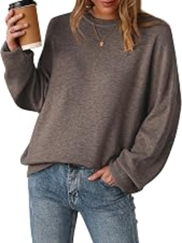 Arach&Cloz Women's Wool Blend Oversized Sweaters Fall Fashion Outfits 2026 | Long Sleeve, Anti-pilling, Wrinkle-Resistant, Business Casual, Work Top, Teacher Outfits, Fashion 2026