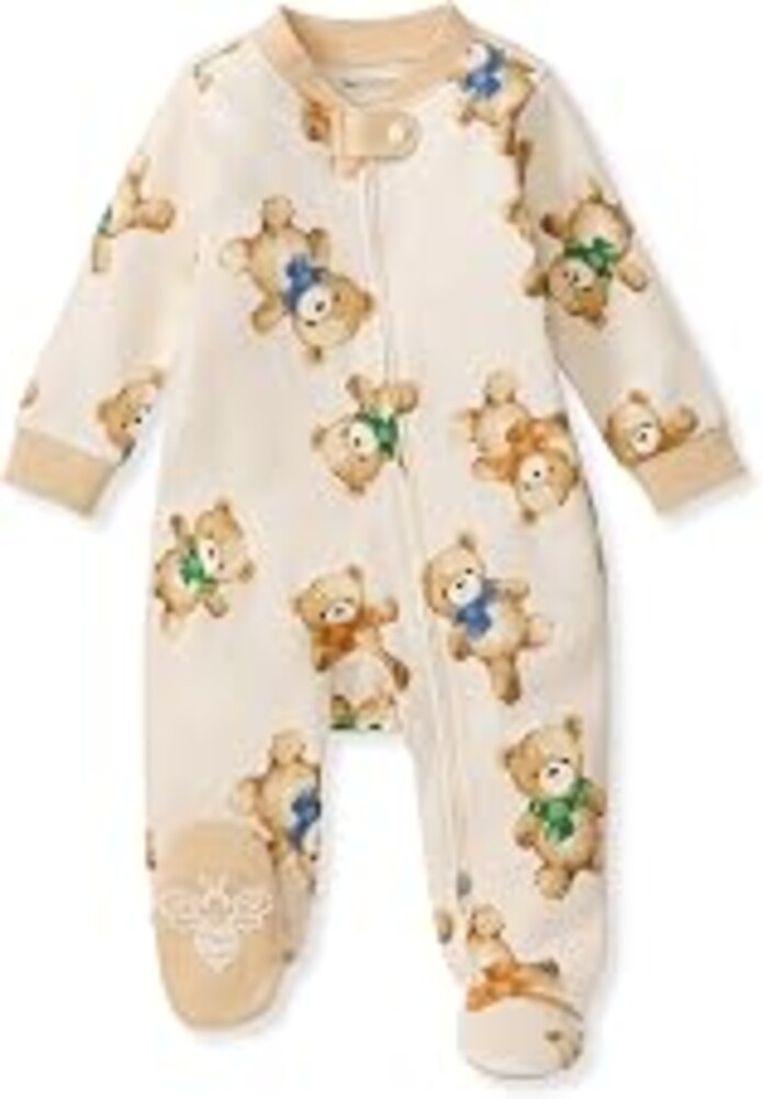 Burt's Bees Baby Boys Footless Pajamas, Sleep and Play Loose Fit, 100% Organic Cotton Soft One-piece PJs, Sizes NB to 6-9 Months