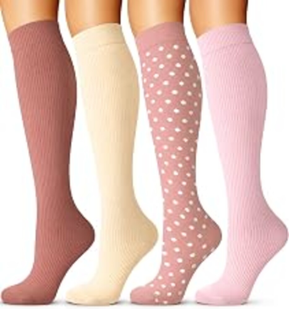 Laite Hebe 4 Pairs-Compression Socks for Women&Men Circulation-Best Support for Nurses,Running,Athletic