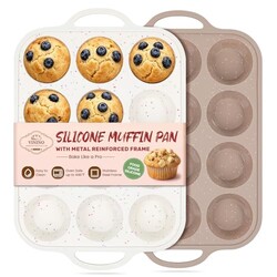 Vinino 2Pack Silicone Muffin Pans for Ba