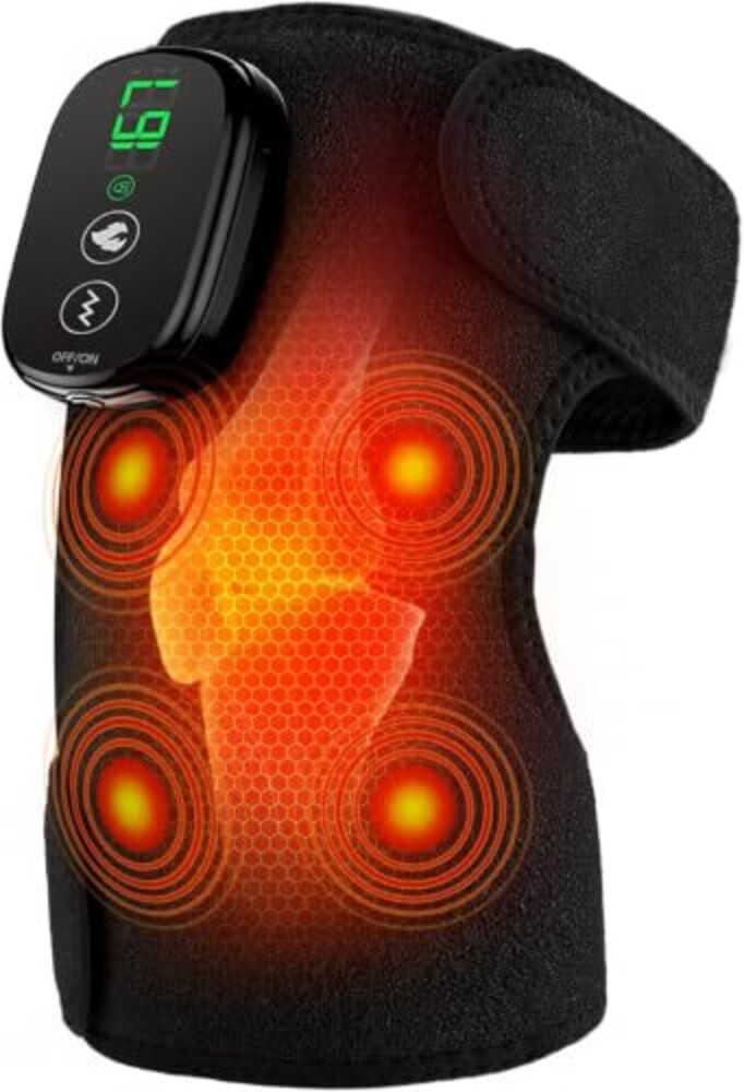 MOACEY Cordless Knee Massager with Heat