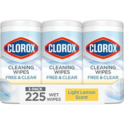 Clorox Free & Clear Cleaning Wipes, Ligh