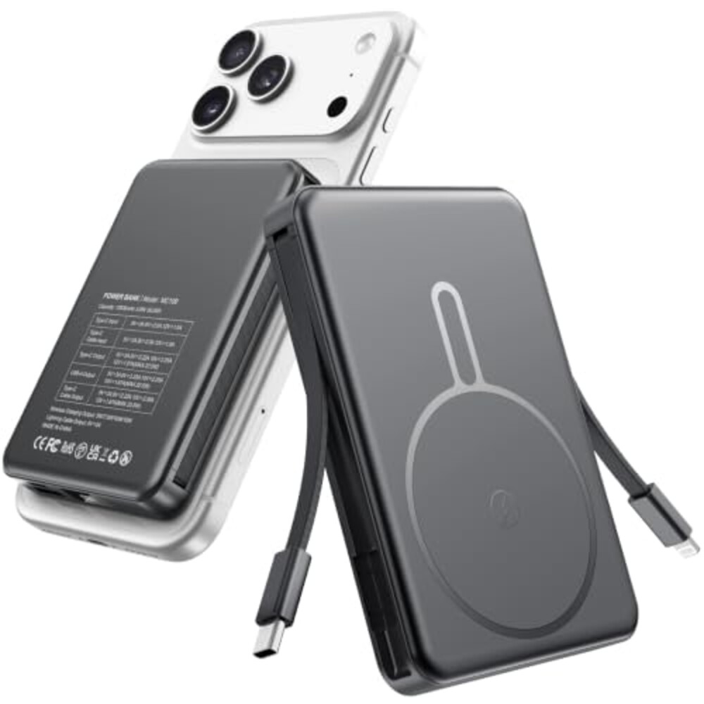 Magnetic Portable Charger 10000mAh for M
