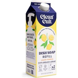 Cleancult Dish Soap Liquid Refill (32oz,