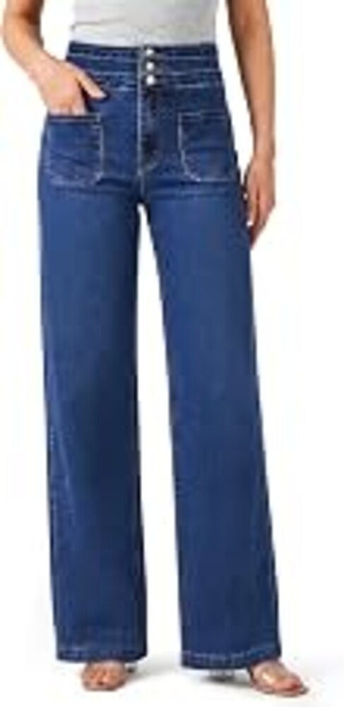 roswear Wide Leg Jeans for Women High Waisted | Stretchy Fabric, Loose Fit, Front Pockets, Casual Everyday Wear, Machine Wash Cold