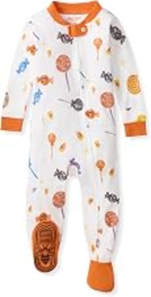 Burt's Bees Baby Baby Girl's Pajamas Sleep and Play | Convenient 2-Way Zip Front Sleeper Pajama Is Equipped With Non-Slip Bee Grips For Active Littles On The Move