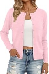 Trendy Queen Women's Lightweight Knit Cardigan | Cute Soft Button-Down Sweater, Versatile Layering Top for Spring, Fall, Winter & Office