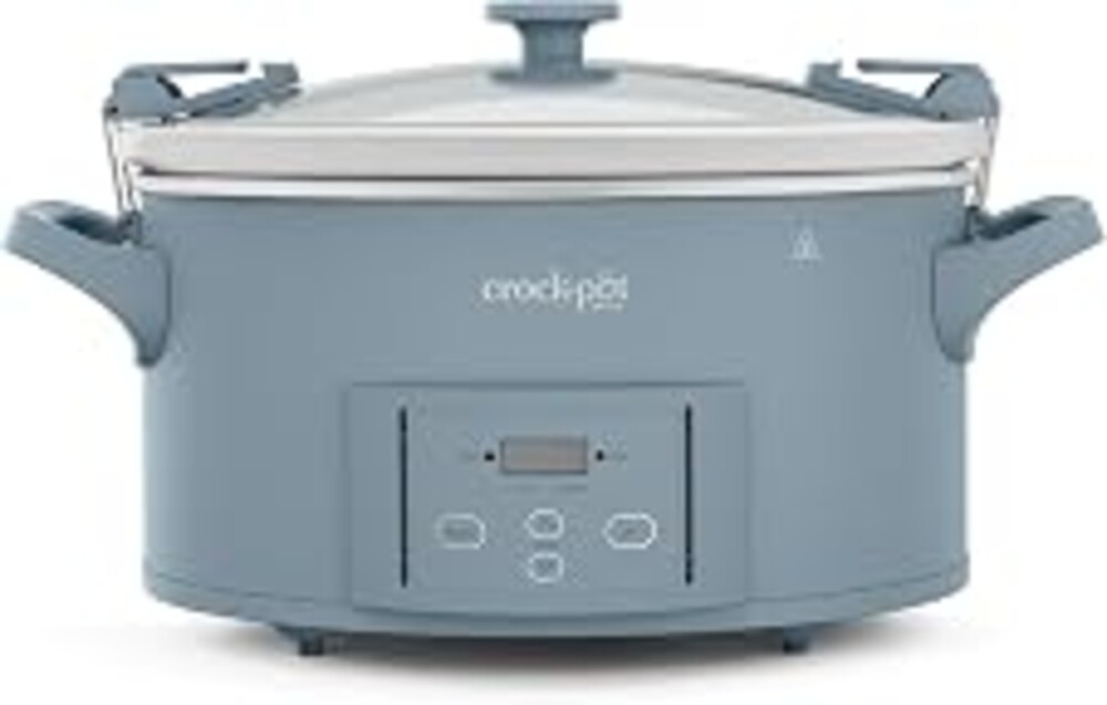 Crock-Pot® Design Series 7-Quart Programmable Slow Cooker, Morning Haze Blue