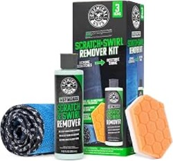 Chemical Guys, Insynchro Scratch & Swirl Remover Hand Polishing Kit, 8 oz | Cuts scratches and swirls by hand with a Hex-Logic pad and microfiber towel, safe on all paint for at-home gloss