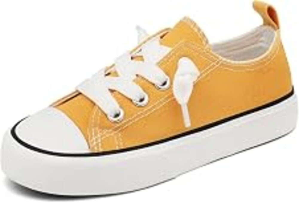 Toddler Little Kid Cushioned Canvas Shoes Slip On Sneakers Soft and Durable