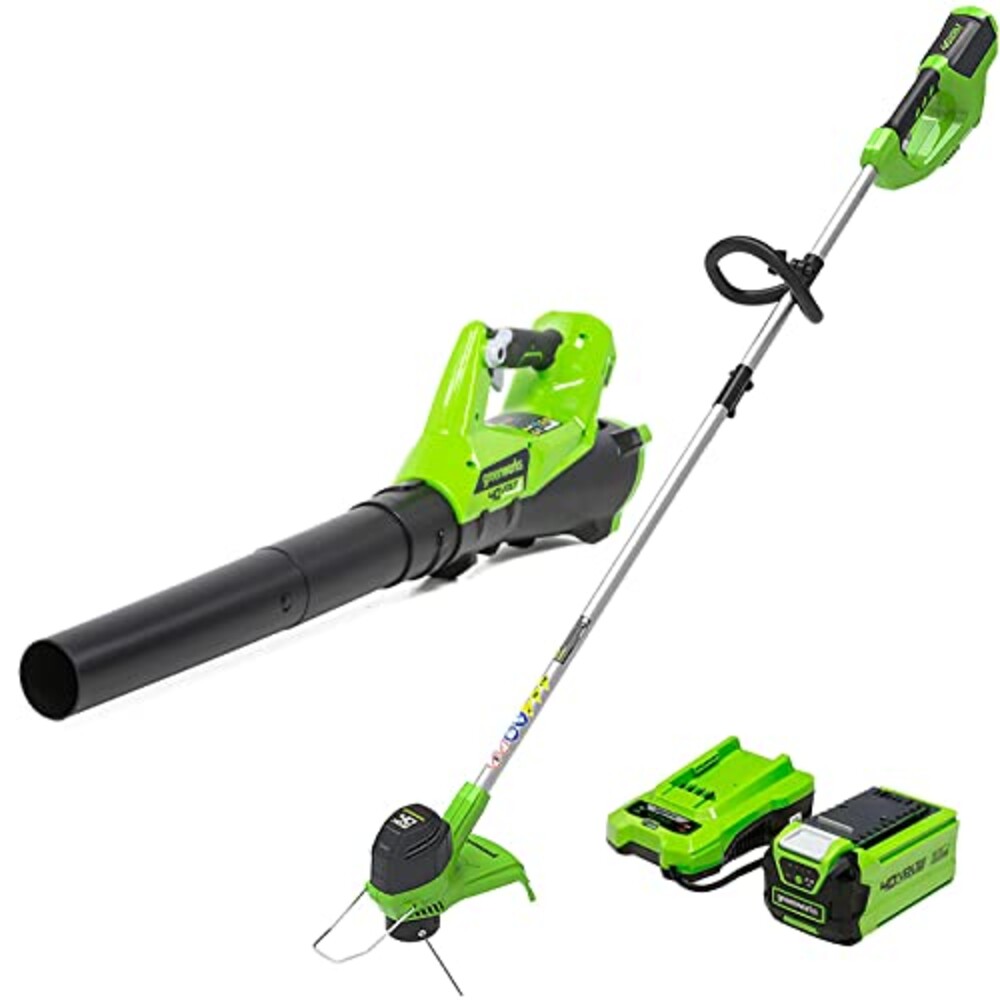 Greenworks 40V 12 in String Trimmer & 39