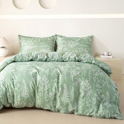 OAITE Duvet Cover Set Prewashed Cotton-L