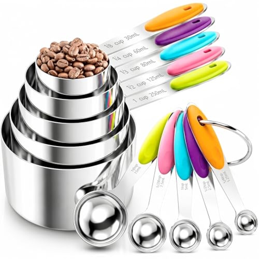 Noctivela Stainless Steel Measuring Cups