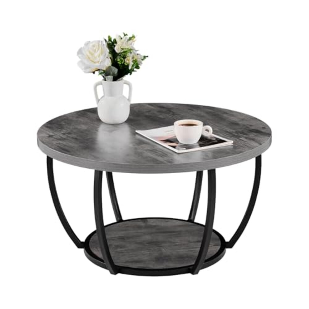 VEVOR Coffee Table, 31.5" Modern Round C