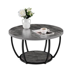 VEVOR Coffee Table, 31.5" Modern Round C