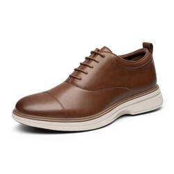 Rihero Brown Dress Shoes for Men Busines