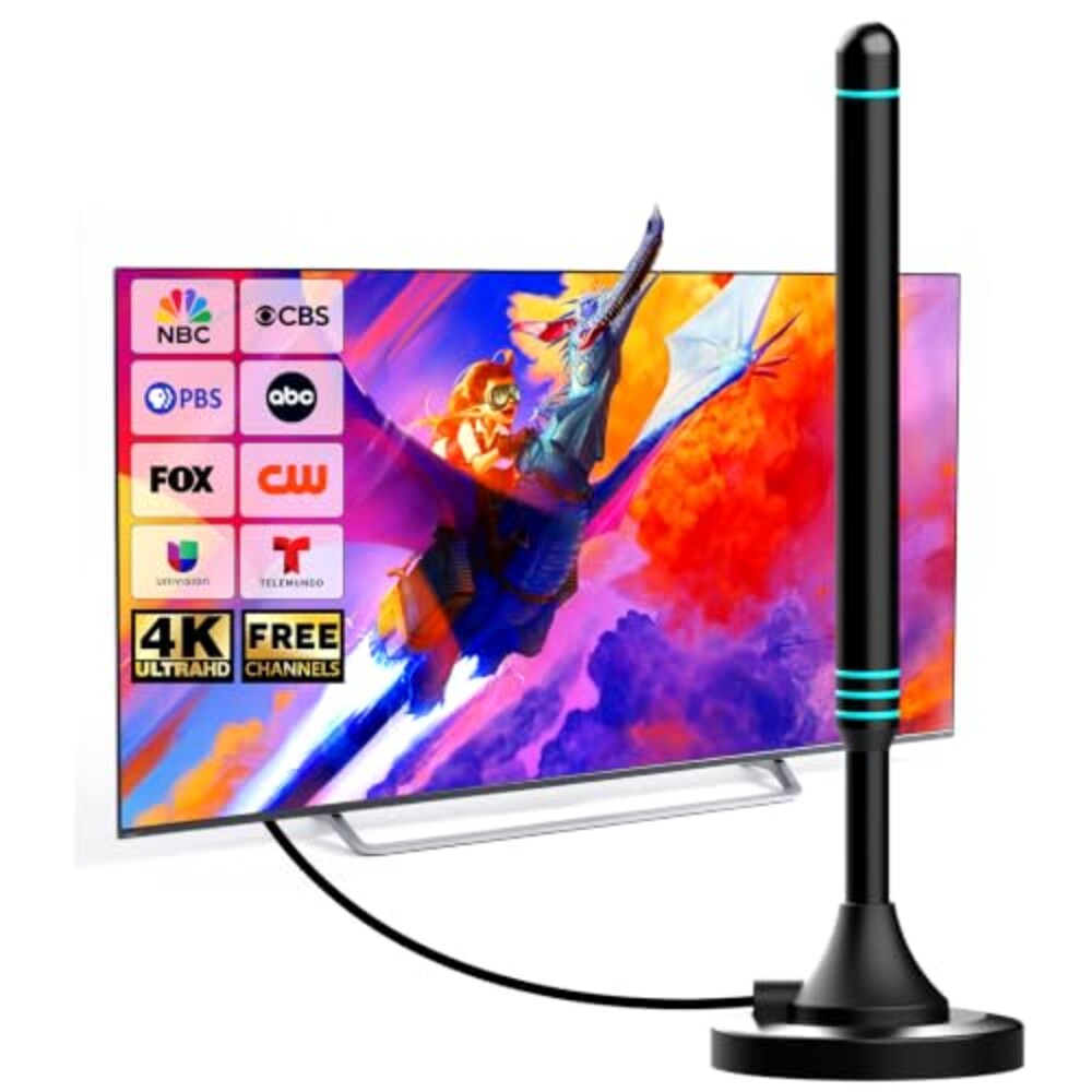 TV Antenna Indoor with Magnetic Base, Di