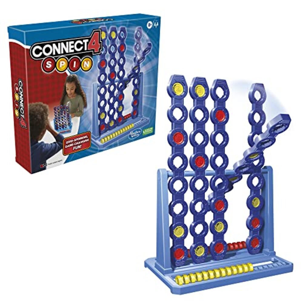 Hasbro Gaming Connect 4 Spin Game, Featu