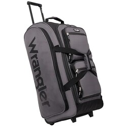 Wrangler Rolling Duffel, Charcoal Grey,