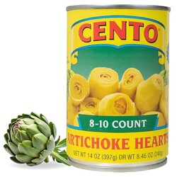 Cento Artichoke Hearts in Brine, Ready t