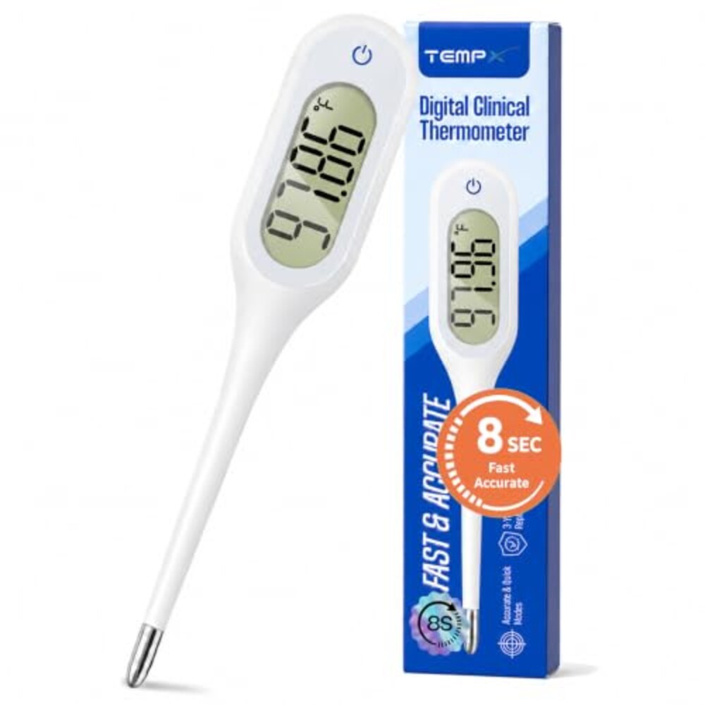 8 Seconds Basal Thermometer for Adult &