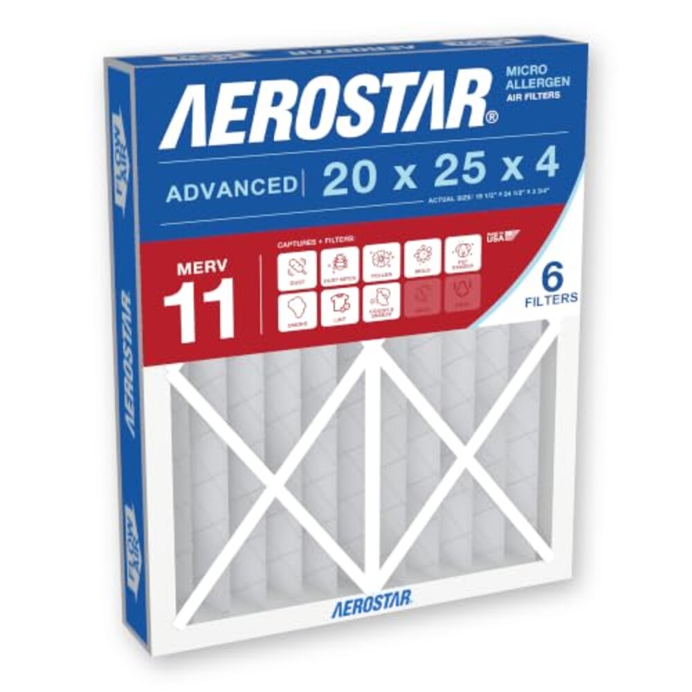 Aerostar Air Filter 20x25x4 MERV 11 AC F