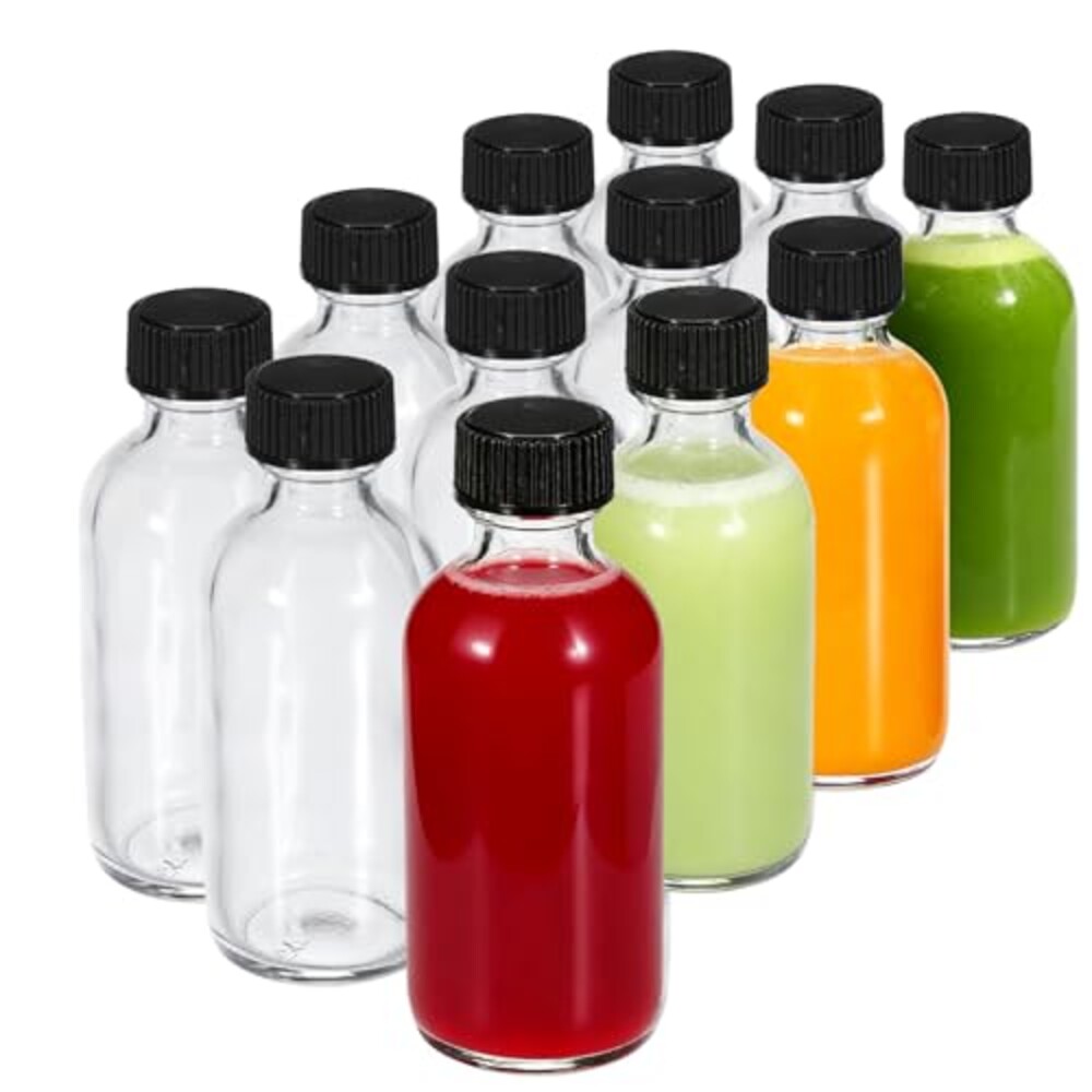 JohnBee 12-Pack 2 oz (60ml) Small Glass